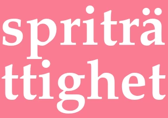 Synonym spriträttighet