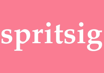 Synonym spritsig