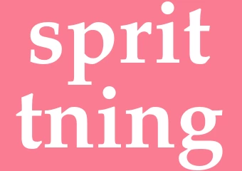 Synonym sprittning