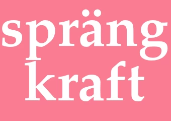 Synonym sprängkraft