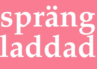 Synonym sprängladdad
