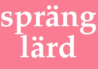 Synonym spränglärd