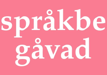 Synonym språkbegåvad
