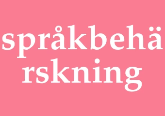 Synonym språkbehärskning