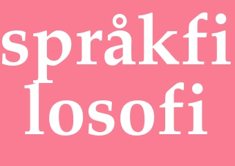 Synonym språkfilosofi