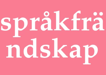 Synonym språkfrändskap