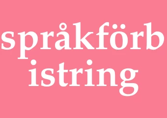 Synonym språkförbistring