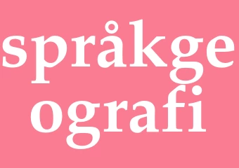 Synonym språkgeografi