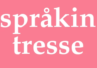 Synonym språkintresse