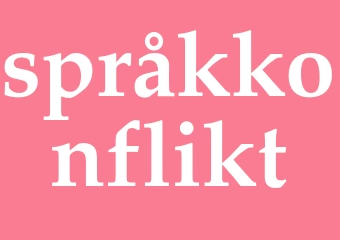 Synonym språkkonflikt