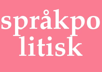 Synonym språkpolitisk