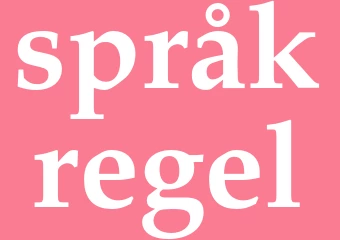 Synonym språkregel