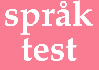 Synonym språktest