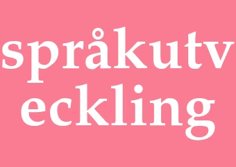 Synonym språkutveckling