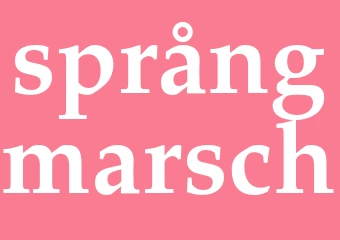 Synonym språngmarsch