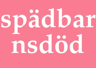 Synonym spädbarnsdöd