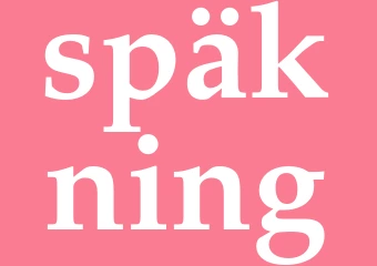 Synonym späkning