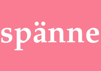 Synonym spänne