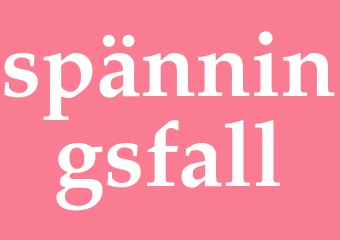 Synonym spänningsfall