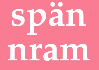 Synonym spännram
