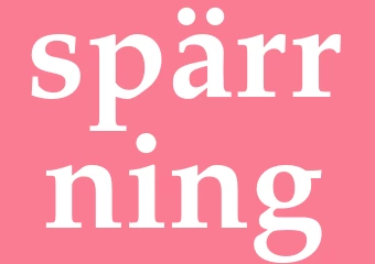 Synonym spärrning