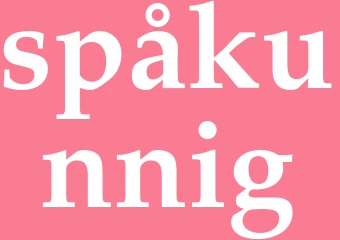 Synonym spåkunnig