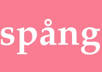 Synonym spång