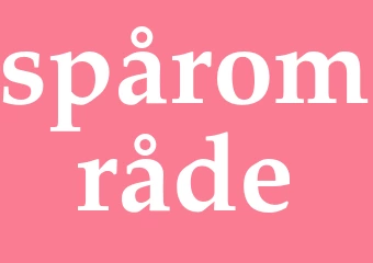 Synonym spårområde