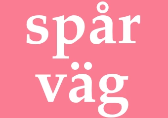 Synonym spårväg