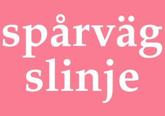 Synonym spårvägslinje
