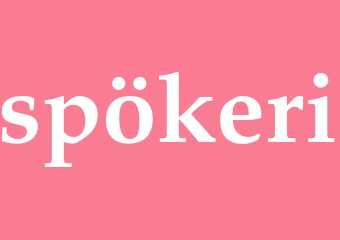 Synonym spökeri