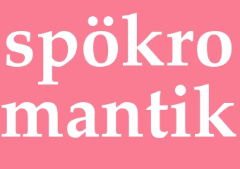 Synonym spökromantik
