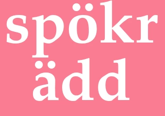 Synonym spökrädd
