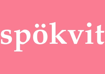 Synonym spökvit