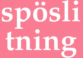 Synonym spöslitning