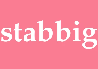 Synonym stabbig