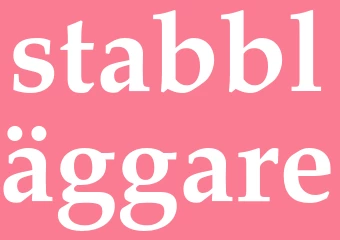 Synonym stabbläggare