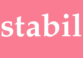 Synonym stabil
