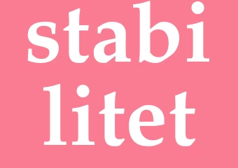 Synonym stabilitet