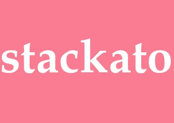 Synonym stackato