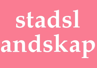 Synonym stadslandskap