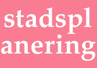 Synonym stadsplanering