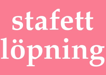 Synonym stafettlöpning