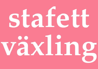 Synonym stafettväxling