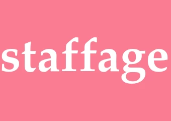 Synonym staffage