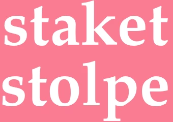 Synonym staketstolpe