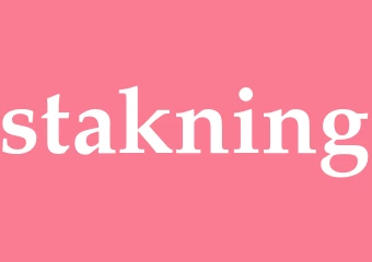 Synonym stakning