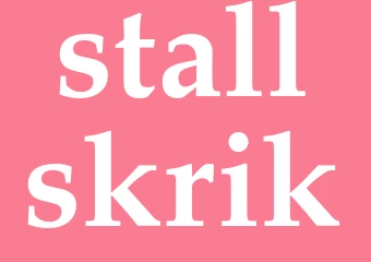 Synonym stallskrik