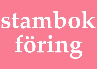 Synonym stambokföring