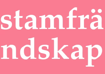Synonym stamfrändskap
